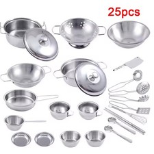 Kids Kitchen Toys Accessories Toddler Pretend Cooking Playset Pretend Cooking