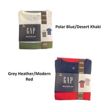 GAP Boy's 2 Pack Short Sleeve Soft Comfort Tagless Logo Tee