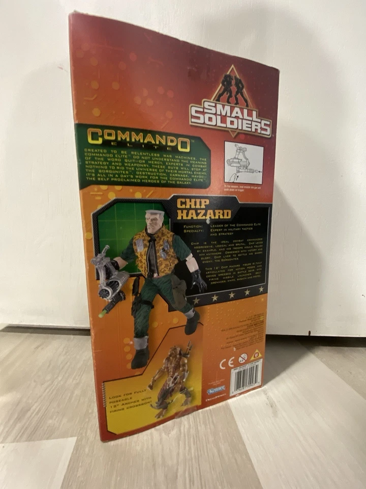 Figura de acción Small Soldiers Non-Talking Chip Hazard Vintage 1998 12" NUEVA Foto 4 de 4