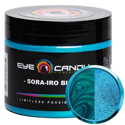 Premium Mica Powder Pigment  Sora-IRO Blue  (50g) Multipurpose DIY Arts and C...