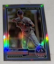 2023 Panini USA Baseball Stars & Stripes #44 Dylan Cupp Silver