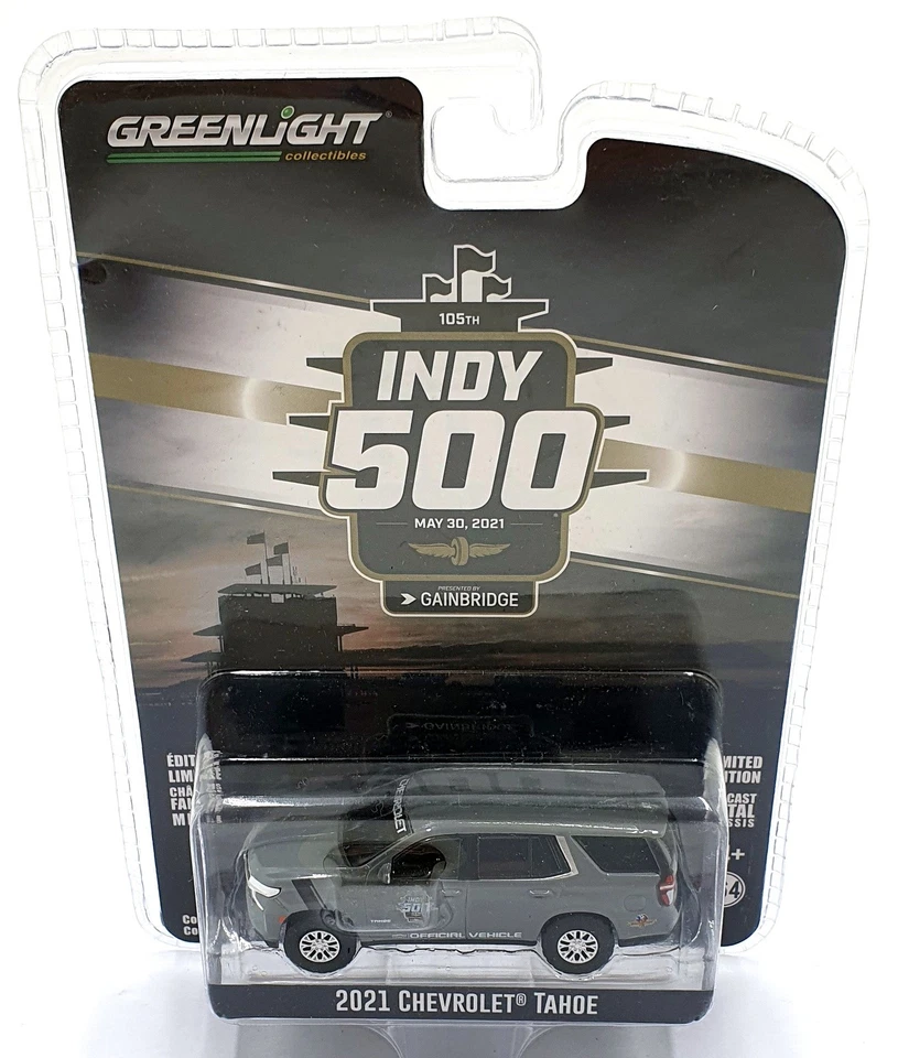 Camión Chevrolet Tahoe 2021 Greenlight escala 1/64 28080-E - gris Foto 4 de 4