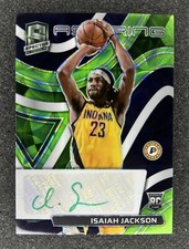 2021 Panini Spectra - Isaiah Jackson - Aspiring Green ROOKIE AUTO /50 - PACERS