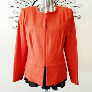 linen peplum jacket