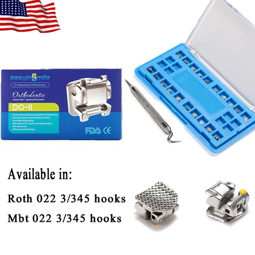USA Dental Braces Mbt/Roth Orthodontic Selfligating Brackets 022 3/345