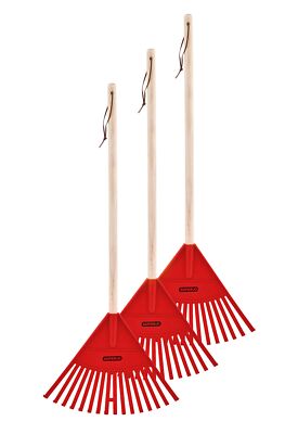 Red Kid Rake Fun And Functional Gardening Tool For Children 3pack