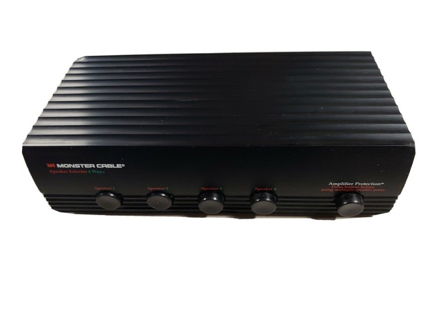 monster cable speaker selector 4 way