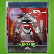 Super7 Teenage Mutant Ninja Turtles Ultimates Robotic Rocksteady Action Figure