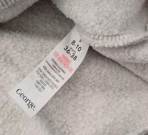 3x Womens Sweatshirt Pullover Jumper Lot In Pink & Grey Size S 8-10 From George - Picture 4 of 11