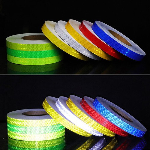 16.4ft Reflective Safety Warning Tape Sticker Roll Strip Decal For Car Truck Van - Picture 1 of 27