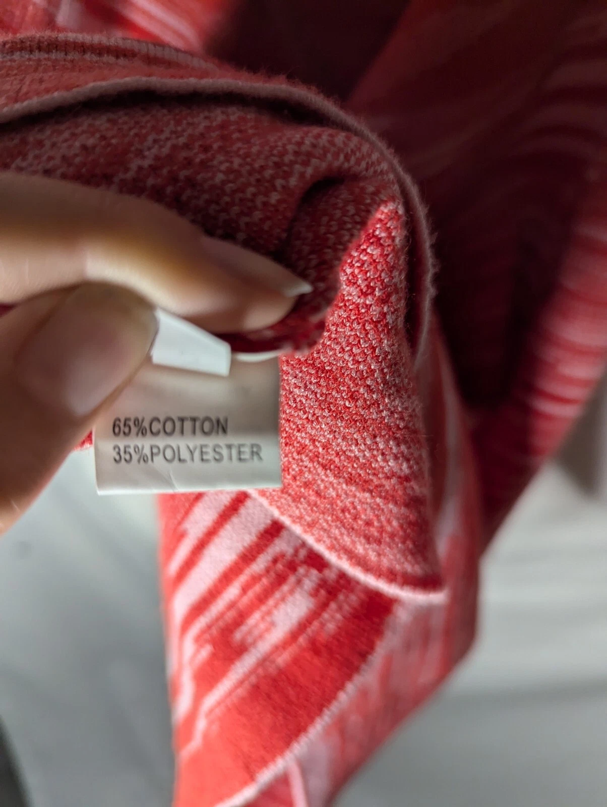 VALENTINO Mini abito donna rosso e rosa cravatta scollo aperto schiena maglia bodycon taglia small