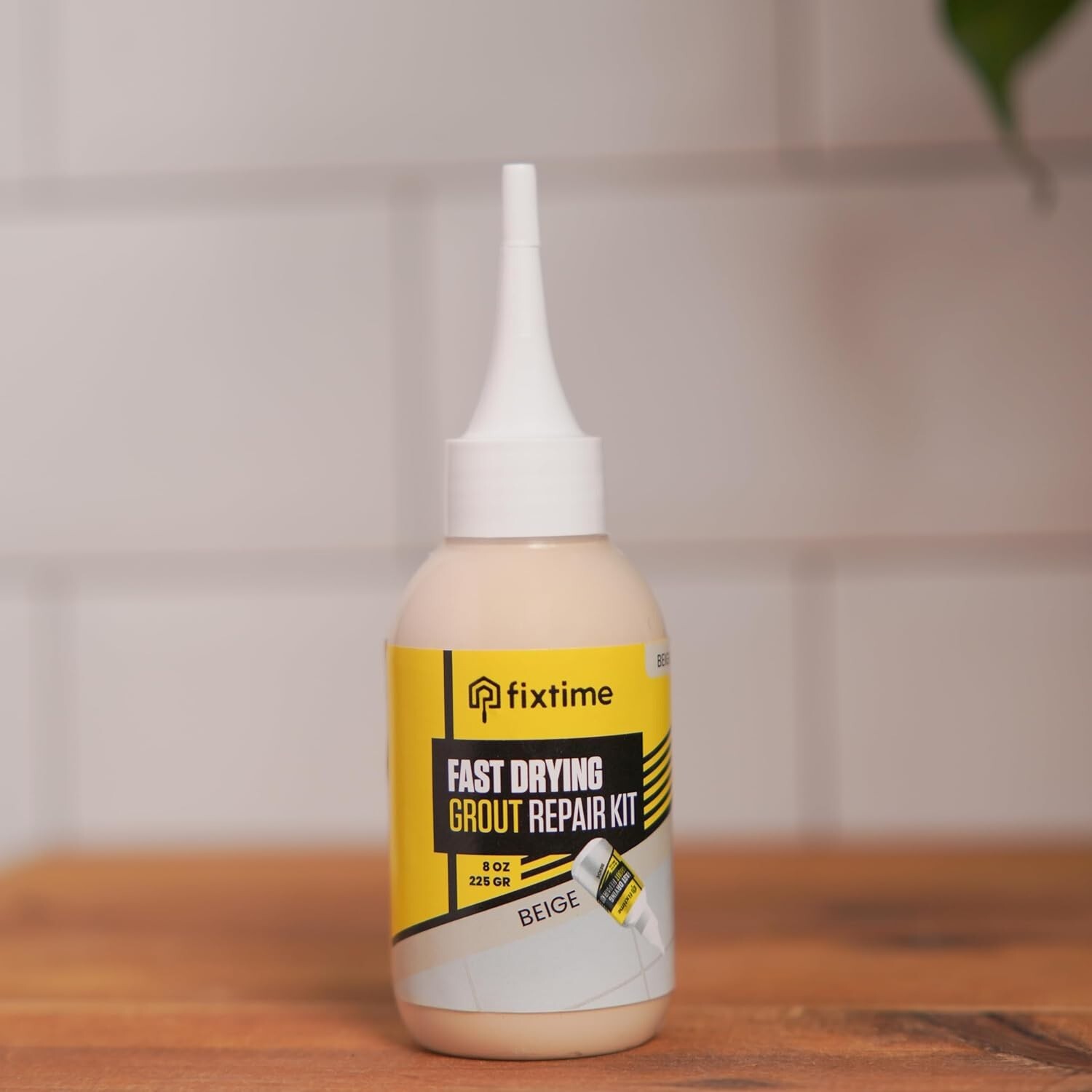 TILE GROUT REPAIR KIT, BEIGE GROUT FILLER TUBE 8 OZ, GROUT REPAIR