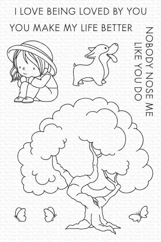 My Favorite Things Stempelset "Nobody Nose Me Like You Do" Clear Stamp Set