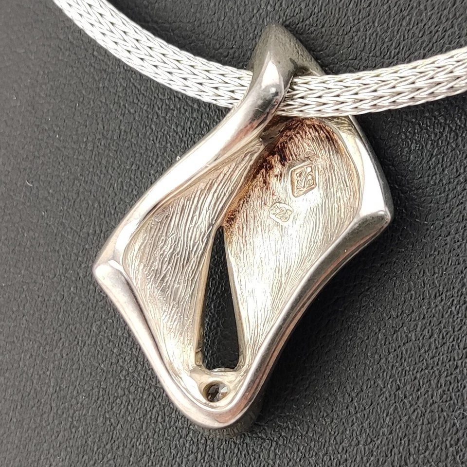 ⭐ Pierre Lang 925 Silber Anhänger Charmanhänger Halskette Kette Perle 207 ⭐ - Bild 2 von 2