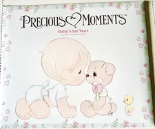 Precious Moments Baby's First Year Undated Keepsake Calendar with Stickers, New!