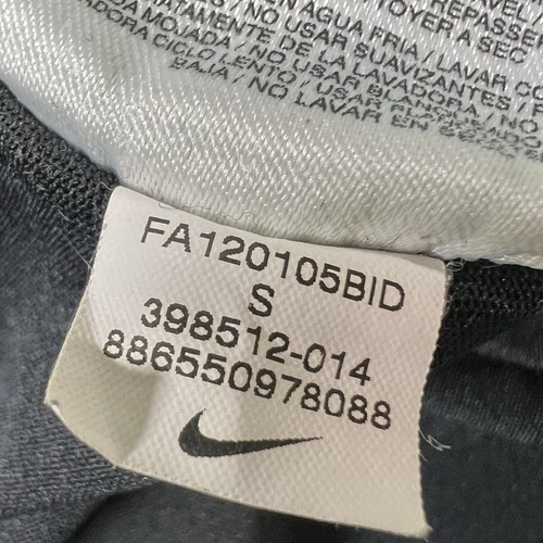 Nike Dri Fit Tee Men Small Athletic Cut Shirt Black Green Swoosh Athleisure Top - Picture 9 of 10