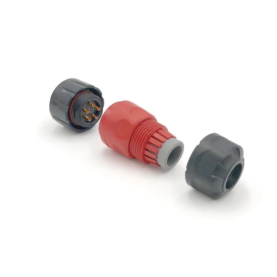 CNLINKO 5 Pin Power Signal Circular Connector Male Plug Outdoor Waterproof IP67 - Image 2 of 4