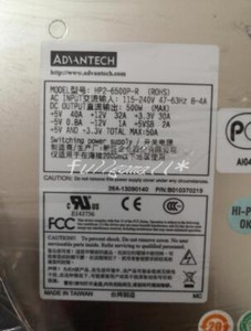 Used 1PCS 500W industrial computer equipment server power supply HP2-6500P-R
