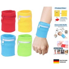 Sport Handgelenktasche Set aus elastischem, atmungsaktivem Material für Jogge...