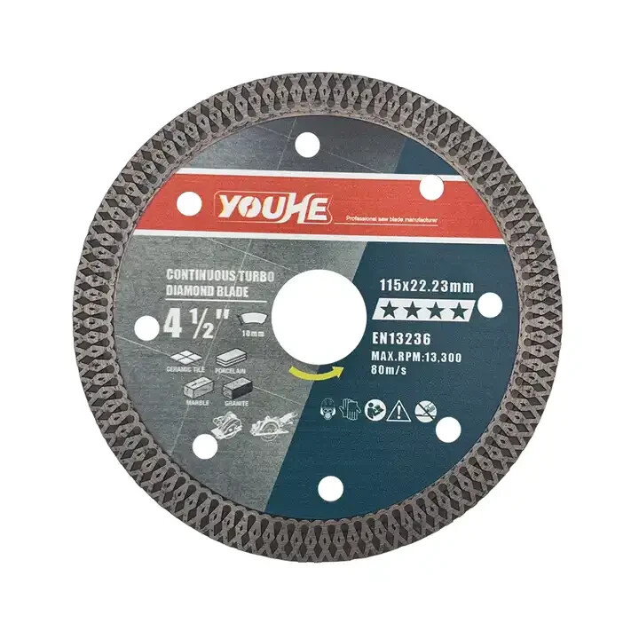 115mm 4.5" Angle Grinder Disc Thin Diamond Dry Cutting Disc Porcelain