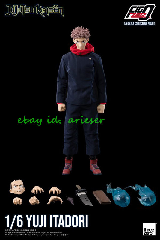 3a Threezero Figzero 1/6 Yuji Itadori Jujutsu Kaisen Action Figure