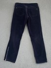 Anthropologie Pilcro Corduroy Mid-Rise Straight Jeans Navy Size 29 Excellent — photo 2