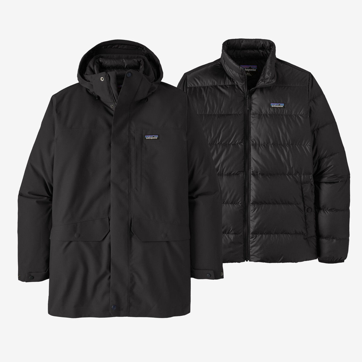 Patagonia【希少美品】ベターセータ― 3in1パーカー ブラック S Patagonia Men's Tres 3-in-1 Parka Super Warm Winter Down Coat