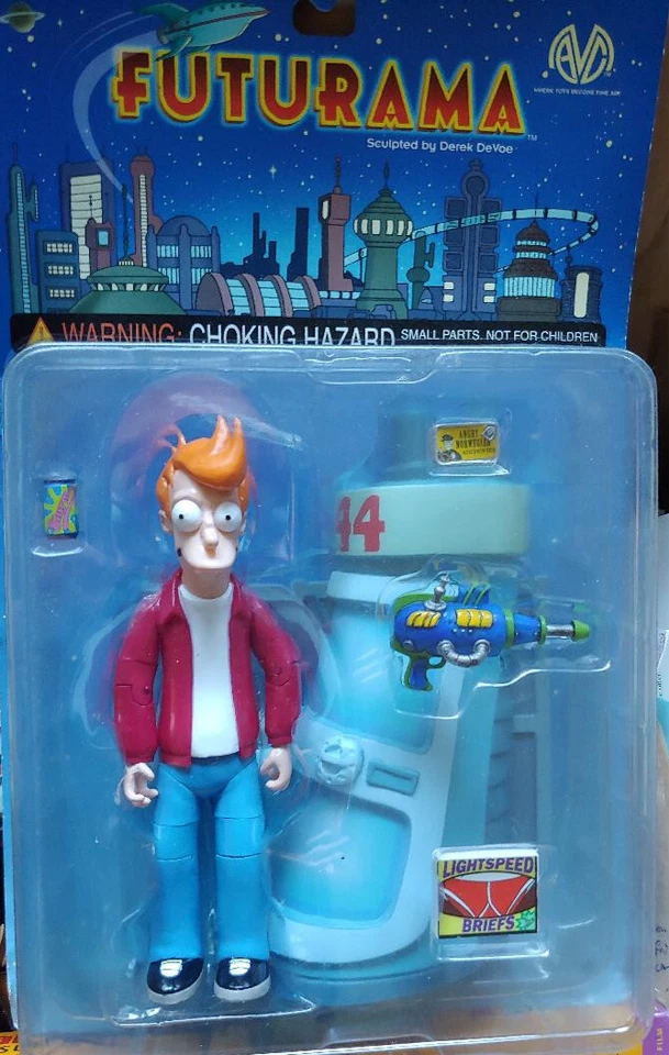 Moore Action Collectibles Futurama Bender Taronga Leela Ship Fry NIB Nibbler New - Image 2 of 4
