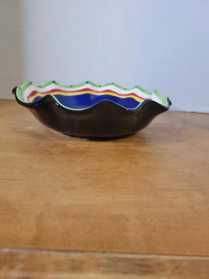 Vajilla Chillipepper de JCPhome color vibrante cuencos divertido diseño ondulado Foto 2 de 4