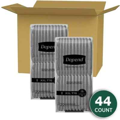 Depend Maximum Fresh Protection Incontinence Underwear for Men, XXL, 44 Count