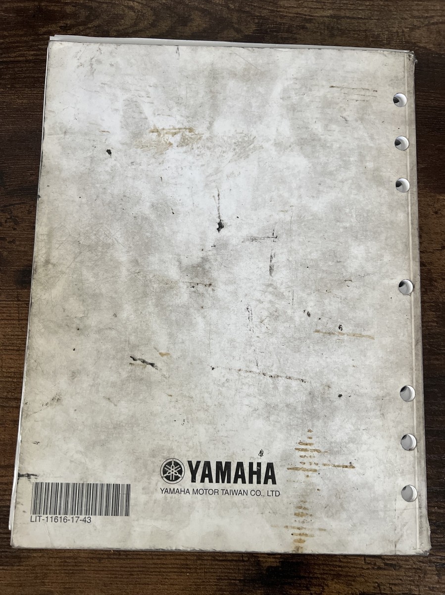 Yamaha YJ125S Service Manual LIT-11616-17-43 | eBay
