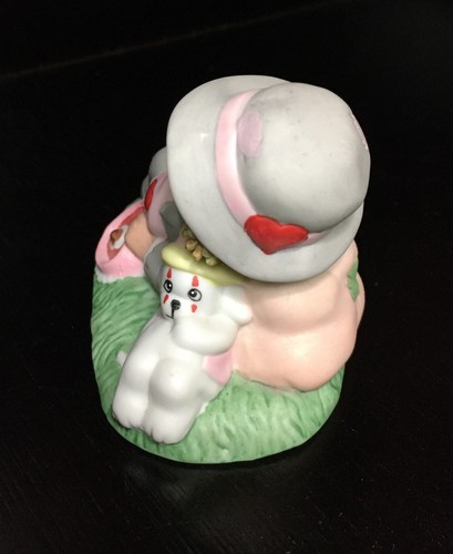 1990 Enesco LI’L VAGABOND CLOWN Figurine Valrntine’s Day Heart & Puppy - 第 7/12 張圖片