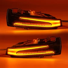 Sequential LED Side Mirror Turn Signal Light for Mercedes Benz C E S CLA W204