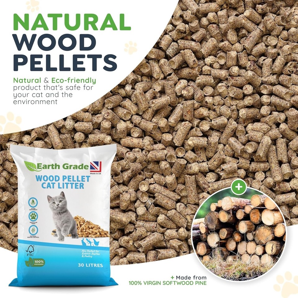 Photo inspiration: Premium Wood Pellet Cat Litter Eco Friendly Odor Control 100 Photo Inspiration