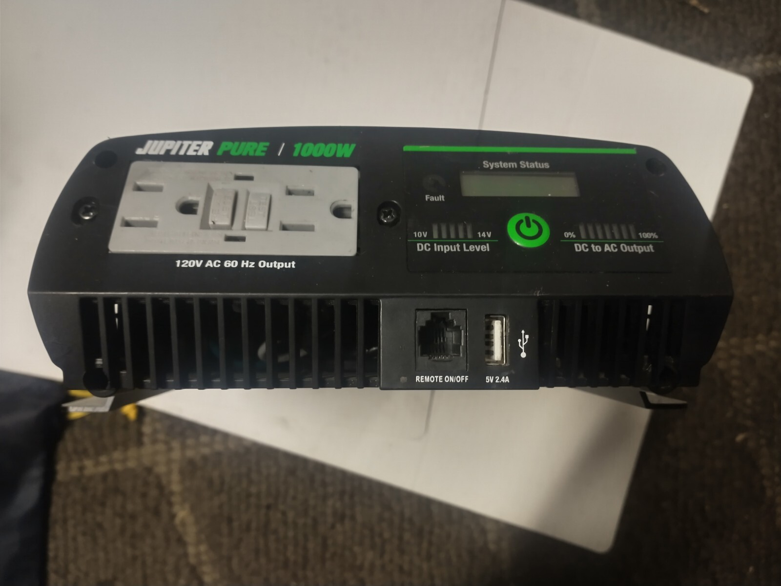 Jupiter Pure 1000 Watt Pure Sine Wave Power Inverter Display USB eBay