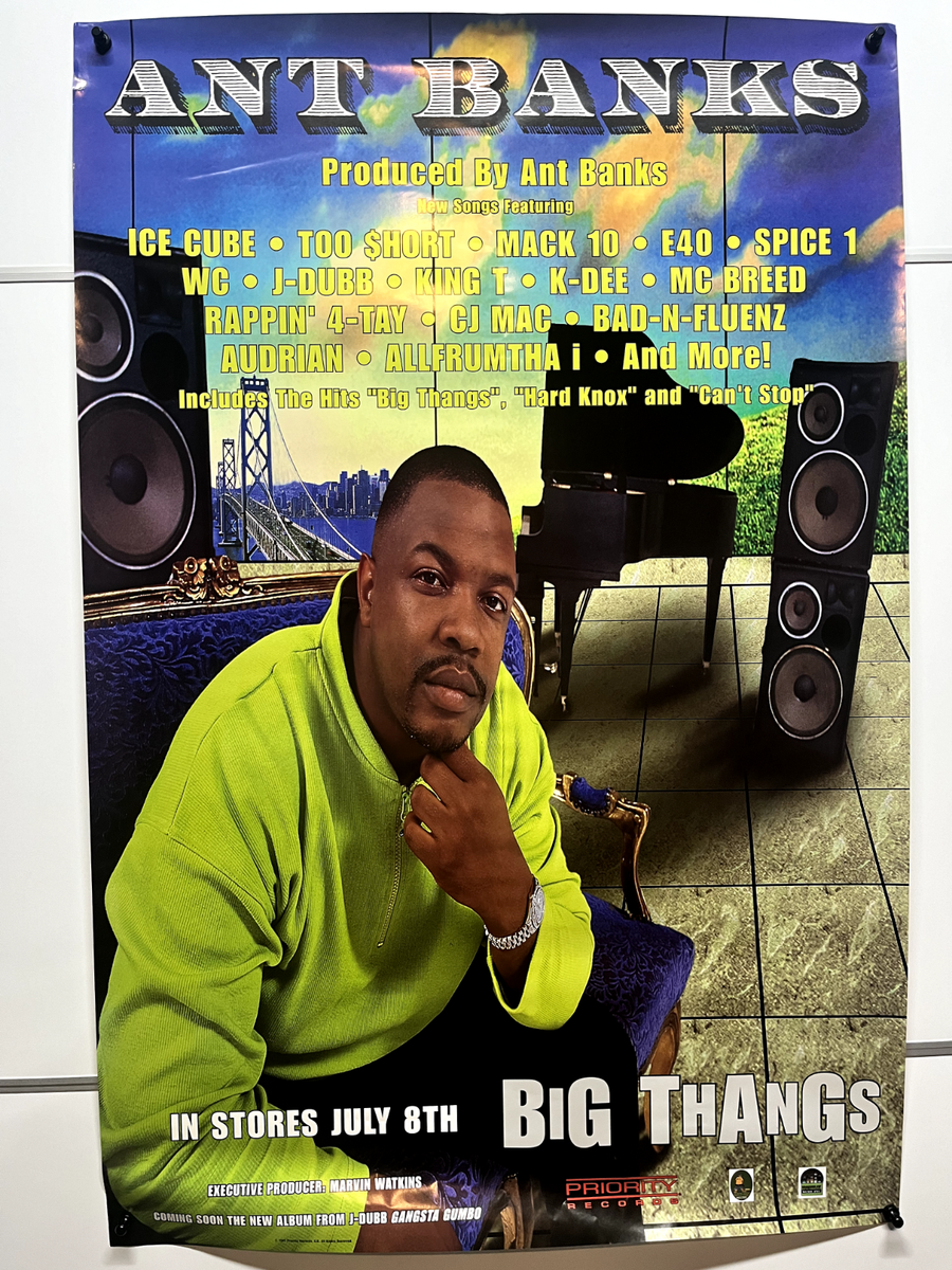 Poster: Ant Banks: Big Thangs: promo 1997 original rap hip-hop