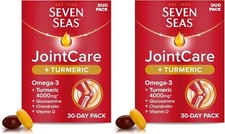 120 x Seven Seas Joint Care Turmeric 4000mg & Omega-3 Tablets & Capsules