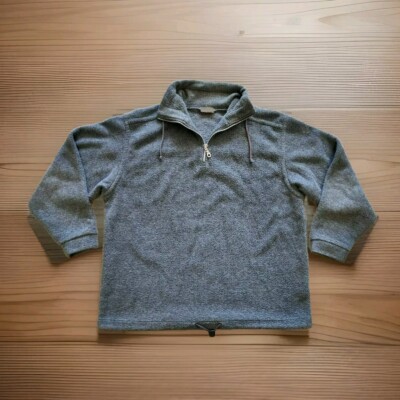 Vintage Hugo Boss Fleece Sweatshirt 2XL Warm Winter Polyester