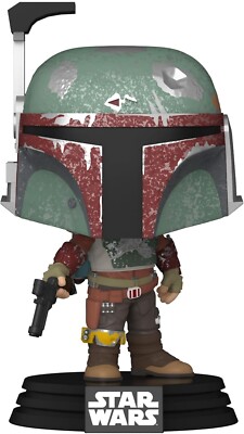 FLAWED Box Funko Pop Star Wars Mandalorian: Cobb Vanth (The Marshall) Figure