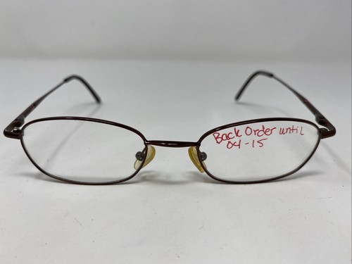 Smartwise SW312 BRN 49-20-140 Brown Metal Full Rim Eyeglasses Frame Y177