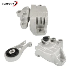 3 Pcs Engine Motor Mounts Kit for 2015-2021 Jeep Renegade 2016-18 Fiat 500X 2.4L