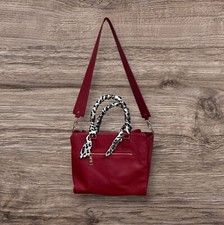 BCBG PARIS Satchel Handbag With Scarf Wrapped Strap,Handles