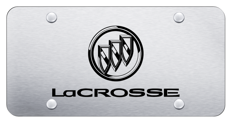 Buick LaCrosse Logo Nameplate Laser Etched License Plate Official Licensed