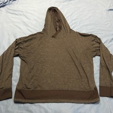 Mondetta L Dark Green Lightweight Pullover Hoodie Athletic A11