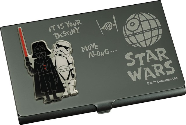 star wars business card holder