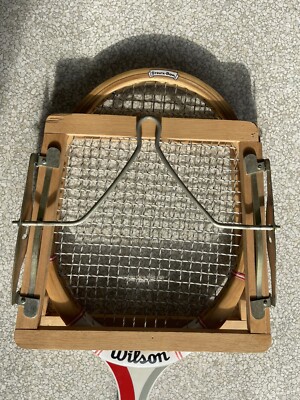 Raquette De Tennis Vintage Wilson Jimmy Connors Sentry En Bois - Occasion Propre