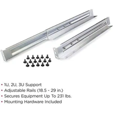 CyberPower 4POSTRAIL 4 Post Universal Rack Mount Rail Kit with Mounting Screws