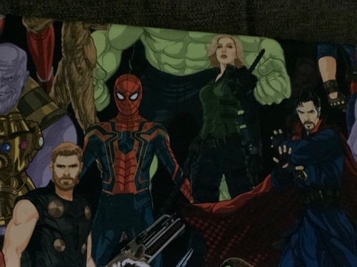 Marvel Avengers Cotton Fabric 9”x44” - Picture 3 of 3