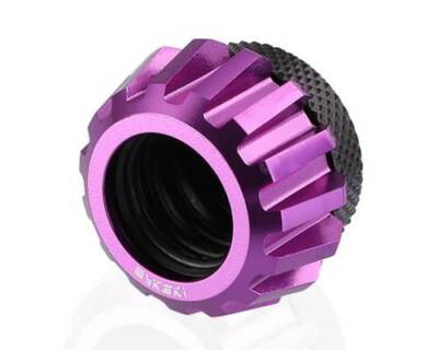 Bykski Rigid 14mm OD Fitting Gears Style - Purple