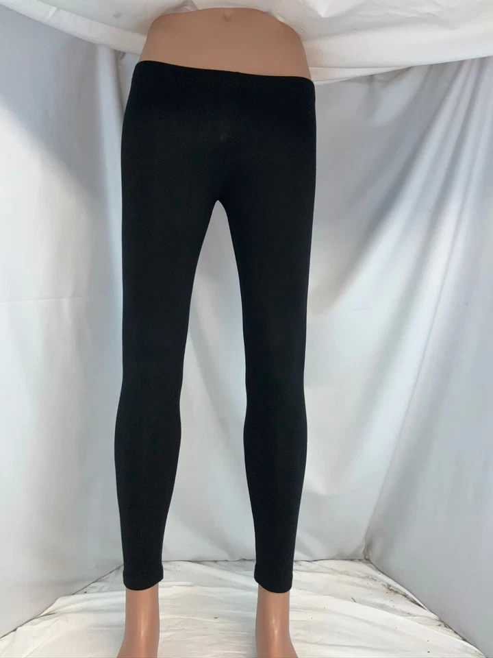 Calça Capri Elástica Saks Fifth Avenue Tamanho 2 Algodão Preto EUA YGI E0-590 - Imagem 2 de 4